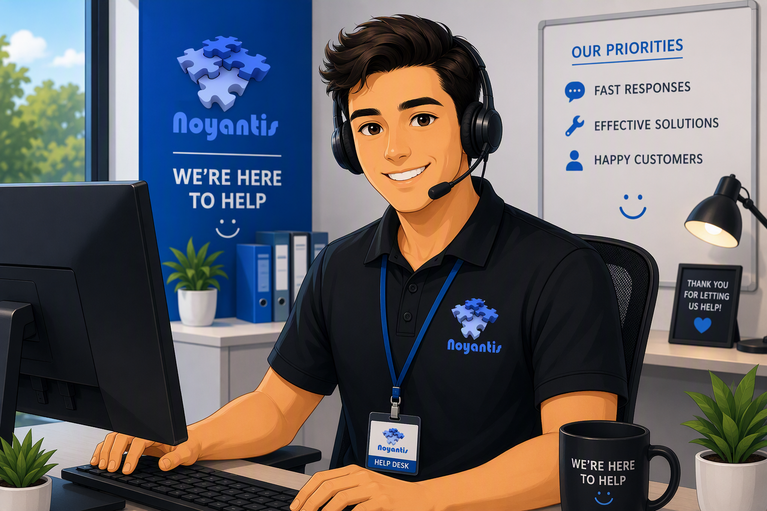 Remote support technician connecting to a workstation